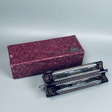 ANTIQUE HOHNER SEXTET TREMELO HARMONICA WITH ORIGINAL BOX