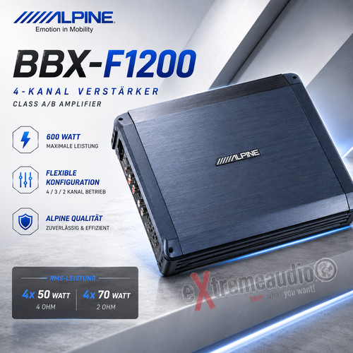 Amplificateur alpine bbx f1200 - amplificateur,