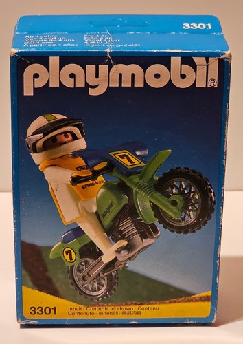 Playmobil 3301 moto trial - moto,