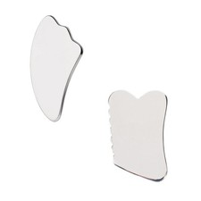 Outil facial Gua Sha en acier