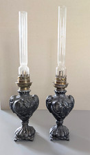Paire de Lampes à pétrole en