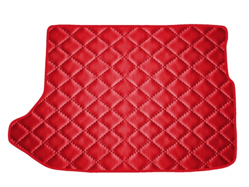 Matelassé cuir éco rouge - matelassé,