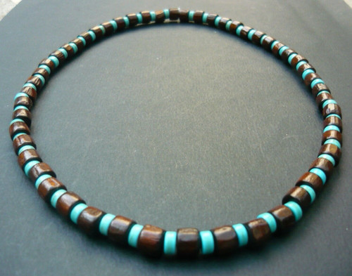 Collier perles howlite - perles,