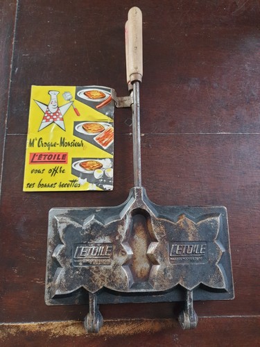Jouet ancien gaufrier croque - jouet,