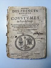 LIVRE ANCIEN 1667 - Recueil