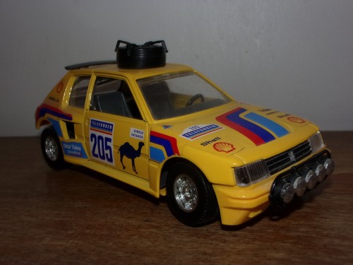 Burago peugeot 205 turbo - 1:25,
