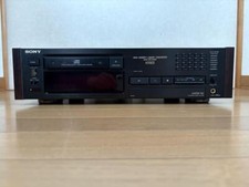 SONY CDP-X55ES CD Player High Density Linear Converter Color Black Vintage
