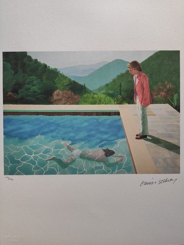 Signé david hockney - signé,