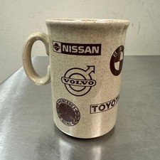 Vtg ANTON MOTORS Advertising Coffee Mug  Rockville, MD - BMW NISSAN VOLVO TOYOTA