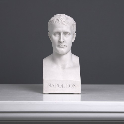Napoleon bust statue - statue, white
