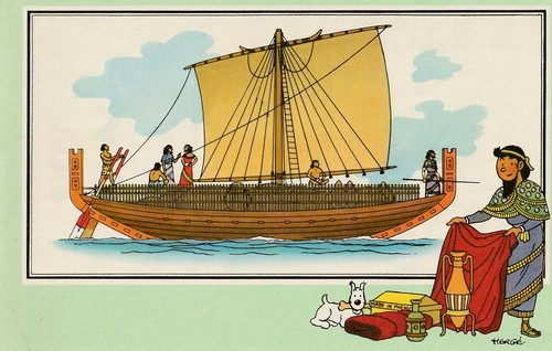 Chromo tintin hergé marine - chromo, tintin/hergé/marine