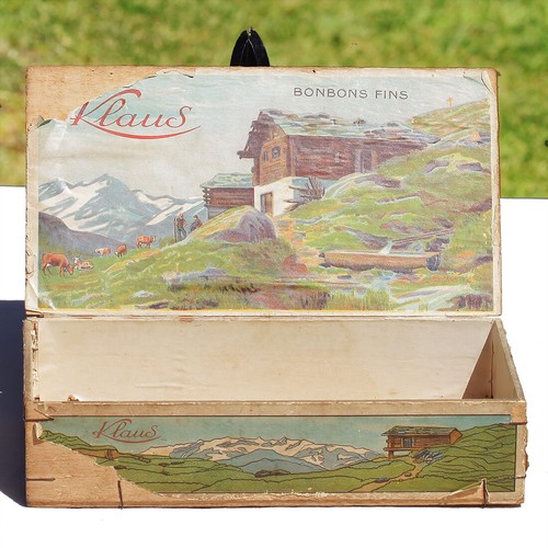 Ancienne boîte publicitaire