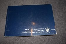 Operating Instructions Manual BMW 1500 Type 115 Original 1963