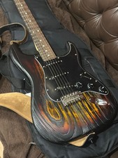 2018 Fender American Stratocaster Sandblasted Electric Guitar