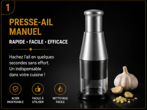 Presse ail manuel hachoir - presse,