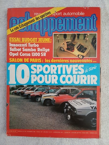 Echappement 193 1984 - echappement, 11/1984