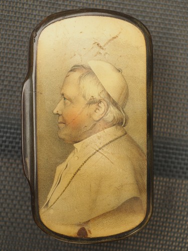 Tabatiere ancien corne - tabatiere,