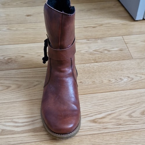 Rieker bottines cuir marron
