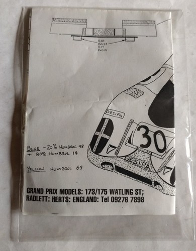 Grand prix models transkit - grand,