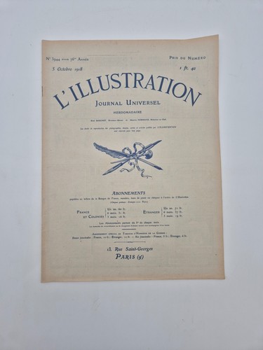Illustration octobre 1918 - octobre,