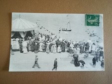 Old postcard - waterfront booth boats - 1920s