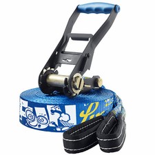 Gibbon Travel Line Treewear Set Slackline Travelline Voyages Trickline Brun 15M