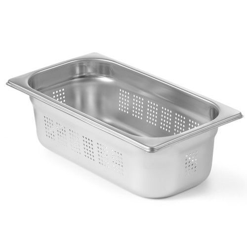 Bac perforé inox gn1 3 - bac, inox,