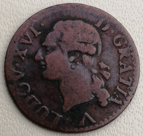 Monnaie bronze liard 1781 - bronze, w