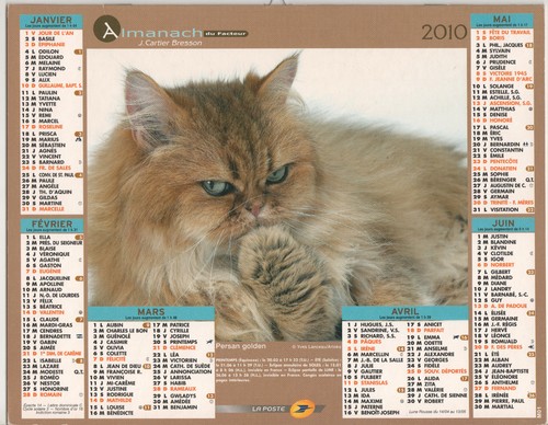 2010 calendrier des - 2010,