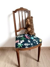 Pair of Louis XVI Napoleon III Style Art Nouveau Era Chairs