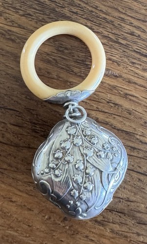 Ancien hochet argent - hochet,