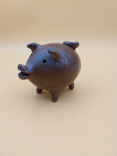 Ancien cochon céramique - ancien,