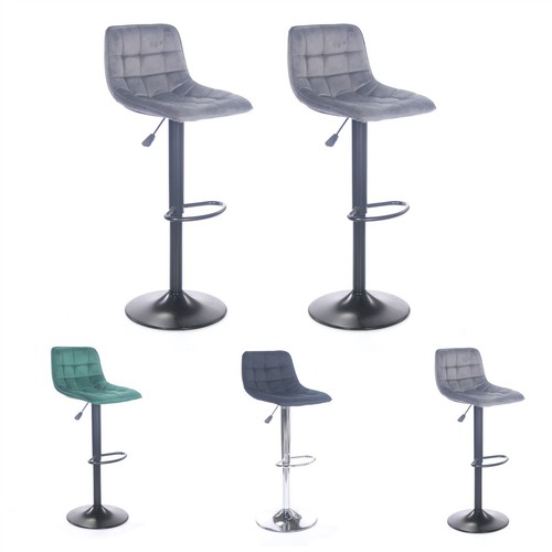 Velours barre tabourets - velours,