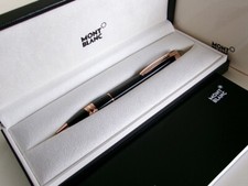 Montblanc Starwalker Red Gold Resin Ballpoint Pen Name Carved