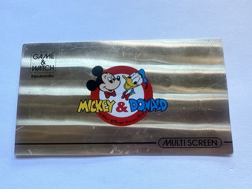 Nintendo game watch mickey - mickey, &
