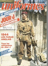 UNIFORMES N°81 CHASSEUR A PIED GARDE IMP. 1807 / PARA BRITANNIQUE JOUR J