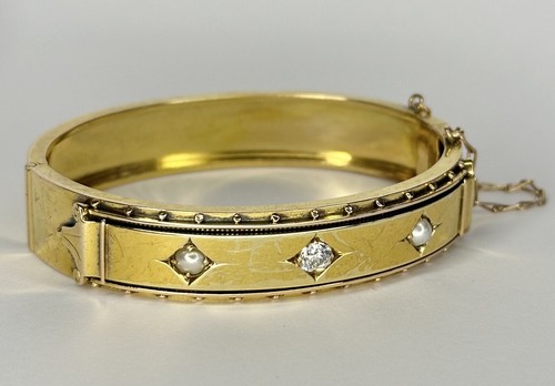 Bracelet jonc jaune - bracelet,