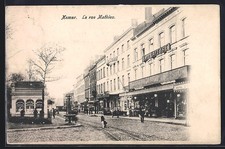 CPA Namur, La rue Mathieu 