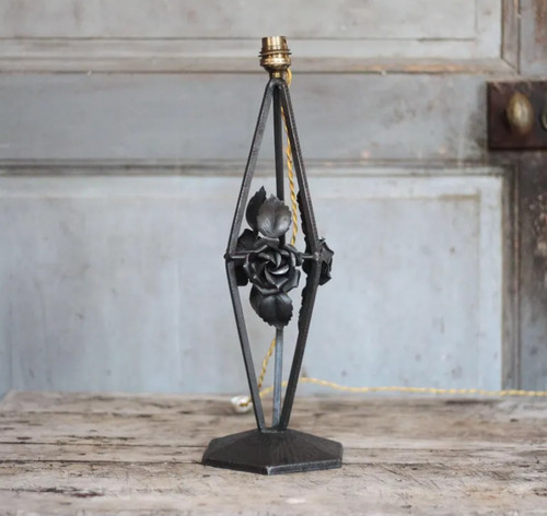 Lampe fer forgé - , vintage