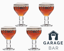 Set Of 4 Orval Beer Glasses 33cl Brand New