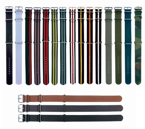 Bracelet montre nylon - de,