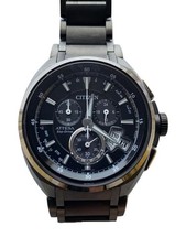 Citizen Attesa H610-T015581 Eco-Drive Radio-Pilotée Blk SLV Solaire Hommes Watch