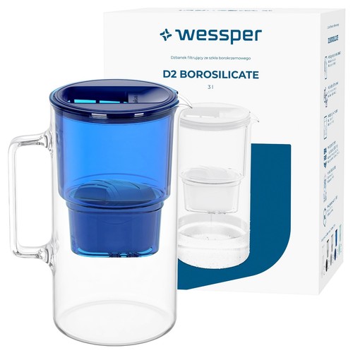 Filtre eau pot verre - à,