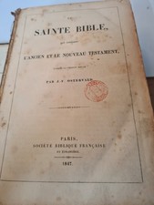 La Sainte Bible J.f. Ostervald