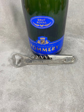 Vintage Pommery&Greno Champagne Steel Corkscrew Bottle Opener Made in France