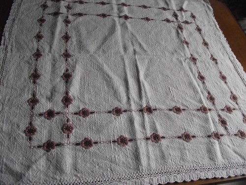 Linge ancien nappe - linge,