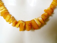 ANCIEN Collier AMBRE 51gr /
