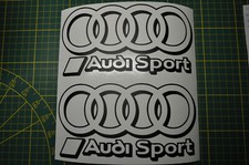 2 STICKERS AUDI  autocollant