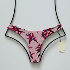 Acacia Swimwear Oslo Bikini Bottom - Mokoli‘i - Minimal Coverage - Medium - NWT