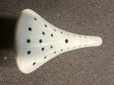 Lightning Bolt Vintage Old School Bmx Seat White saddle Se GT DYNO